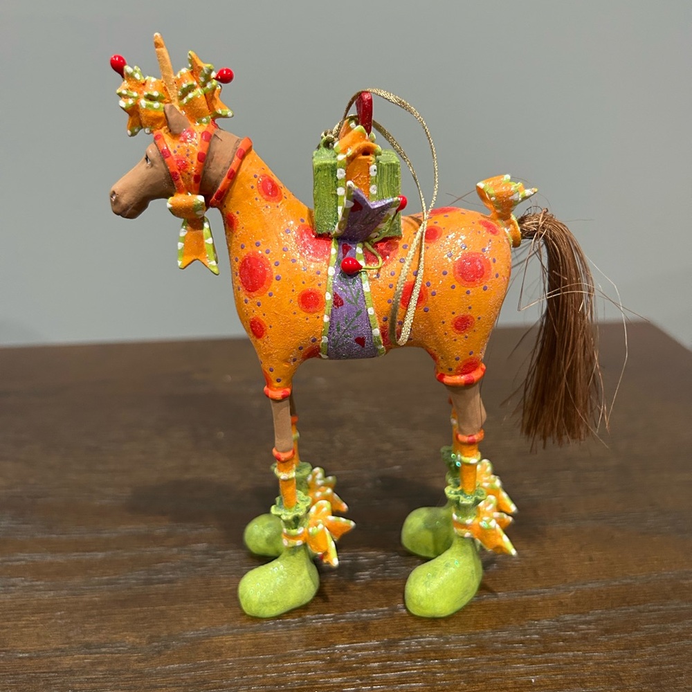 Patience Brewster Festive Maisy Horse Ornament